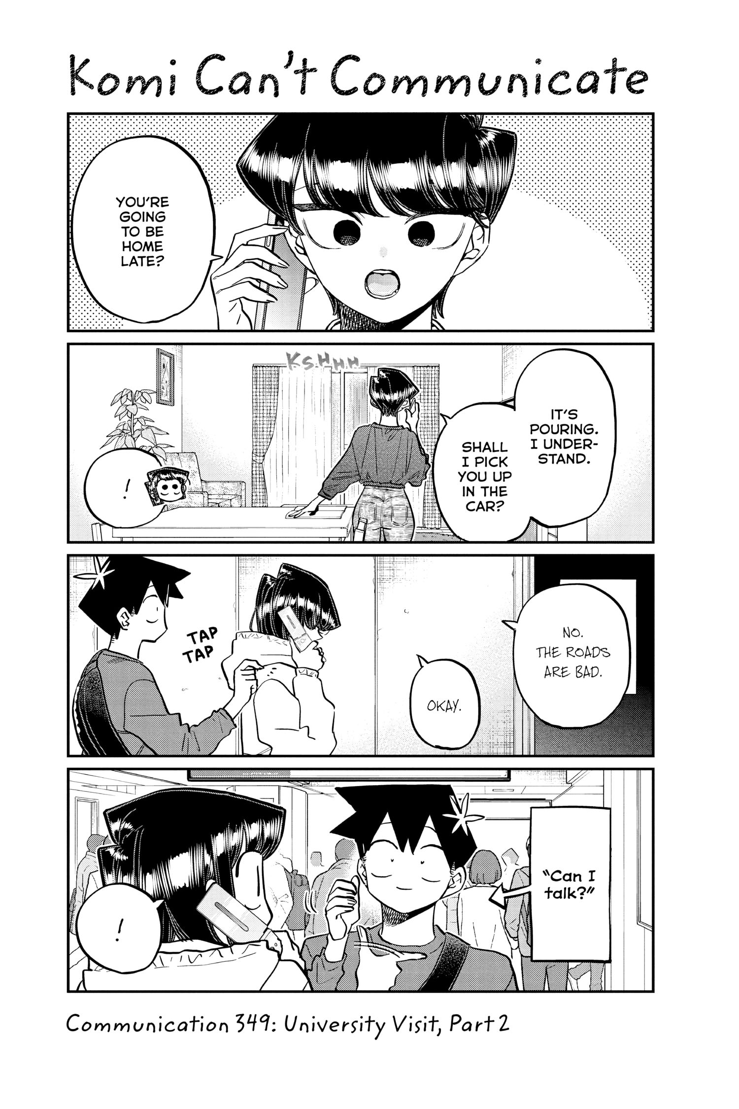 Komi Can’t Communicate, Chapter 349 image 01